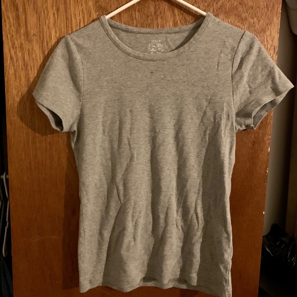 Grey J Crew Tshirt Size L